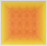 Julian Stanczak YELLOW FILTRATION Screenprint - Sold for $1,152 on 05-16-2026 (Lot 470).jpg